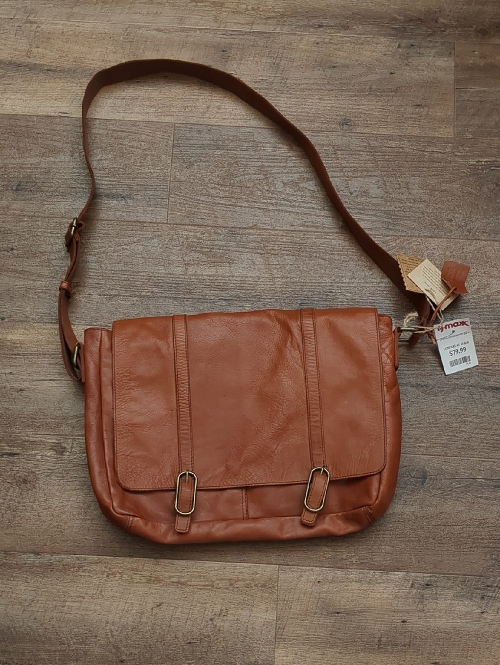 Leather Messenger Bag